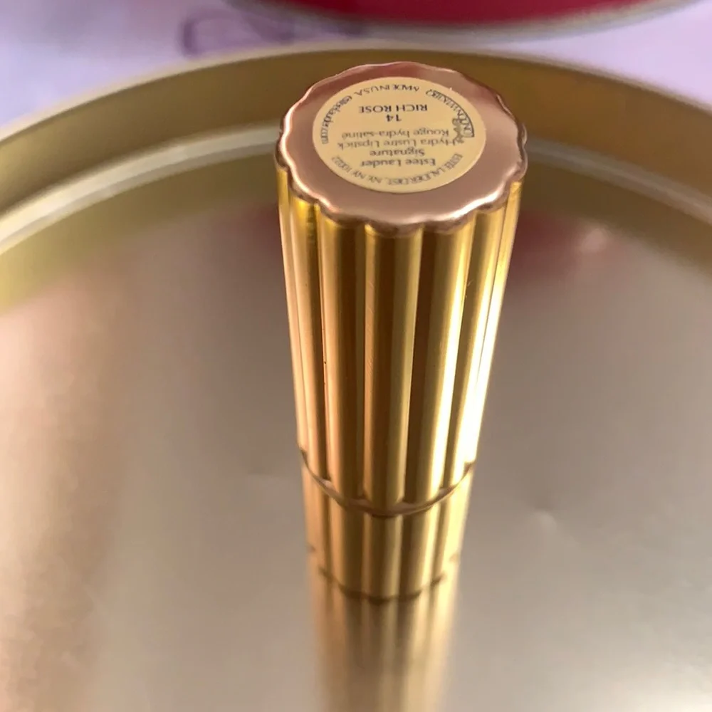 NEW RARE ESTEE LAUDER SIGNATURE RICH ROSE #14. 3”